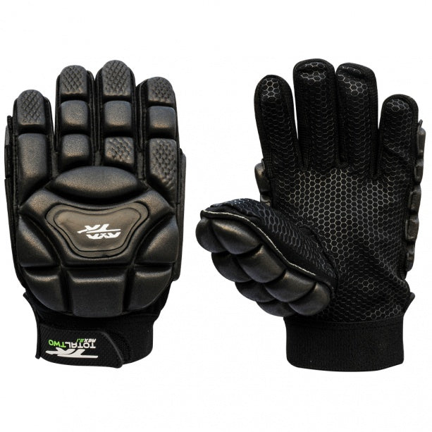 TK AGX Hallenhandschuh Schwarz (links) – Ansicht 1
