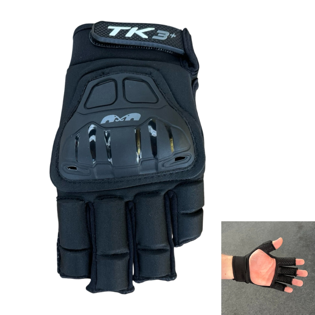 TK3 Plus Handschutz Links mit offener Handfläche – Ansicht 1